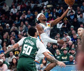 体育直播-雷霆大胜！亚历山大40+11创纪录，字母19+14，库兹马12中4安东尼爆发|雄鹿|投篮|卡梅隆·安东尼|吉安尼斯·安特托孔波|密尔沃基雄鹿队_新浪体育_新浪新闻